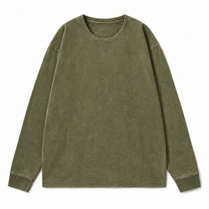 Washed Crew Neck Tee WHD0606276