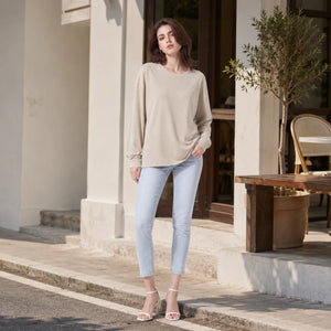 Washed Crew Neck Tee WHD0606276