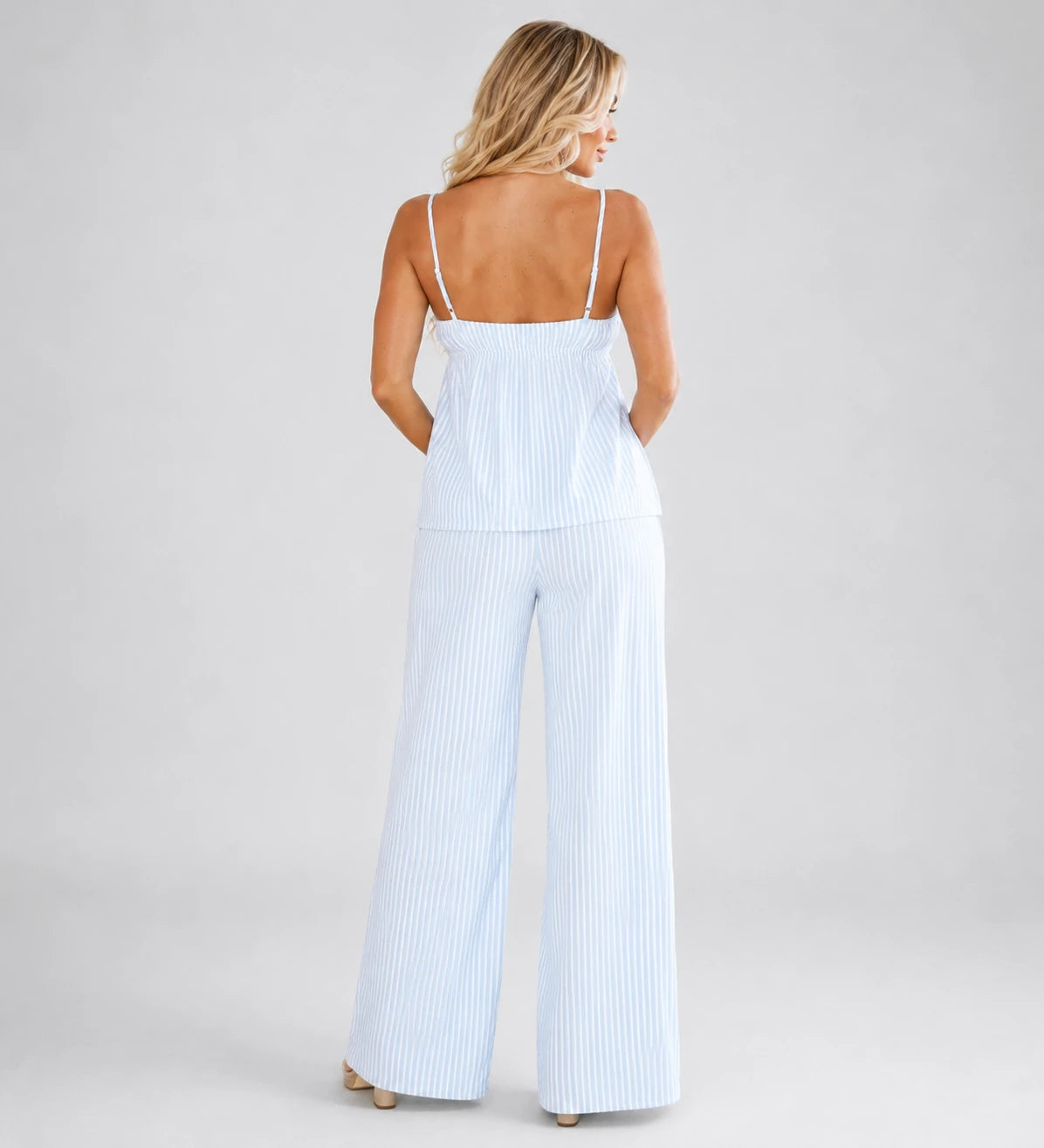 Striped Cami Pant Set WHD0606277
