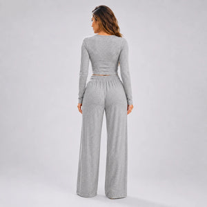 Grey Henley Lounge Set WHD0606281