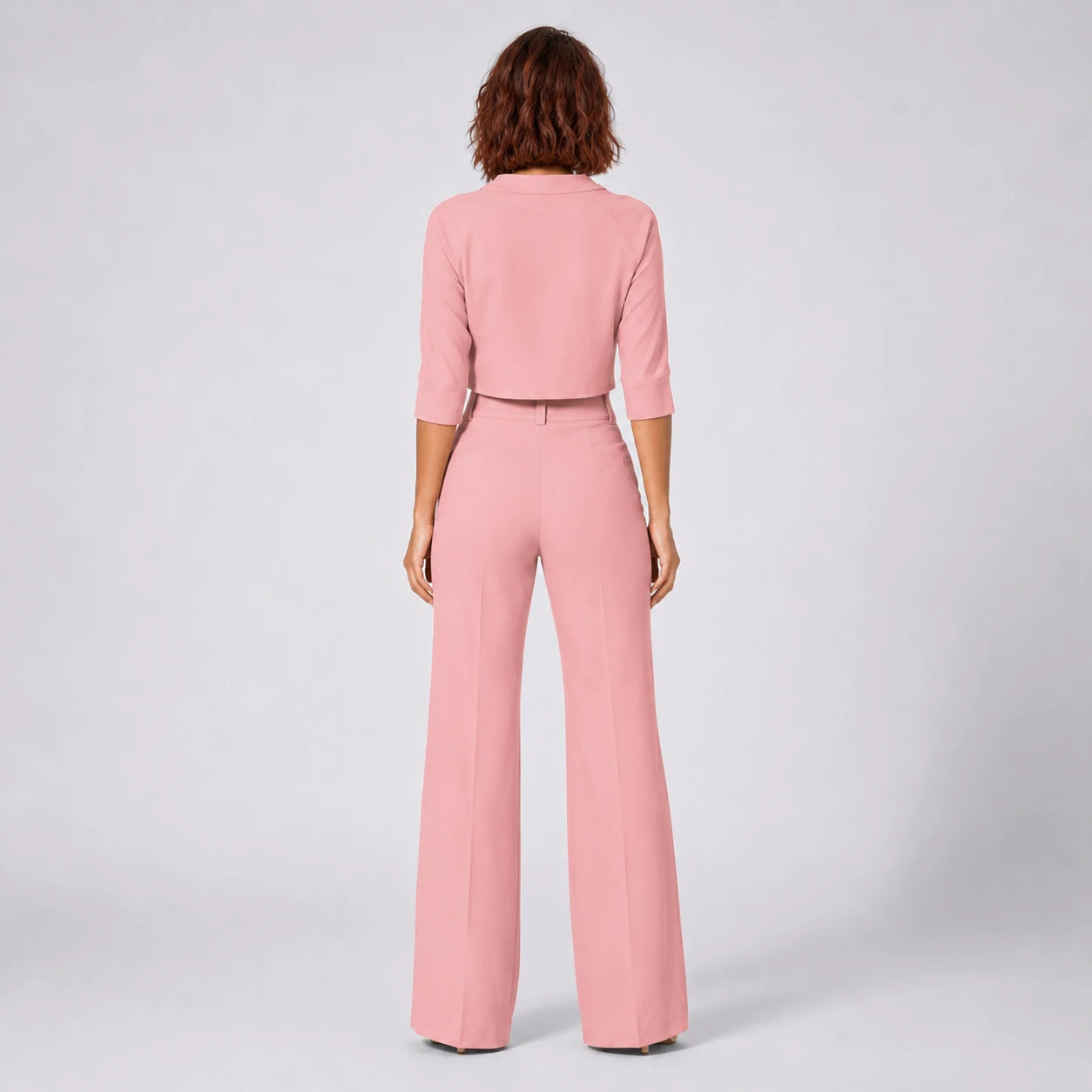 Cropped Wide Leg Set WHD0606284