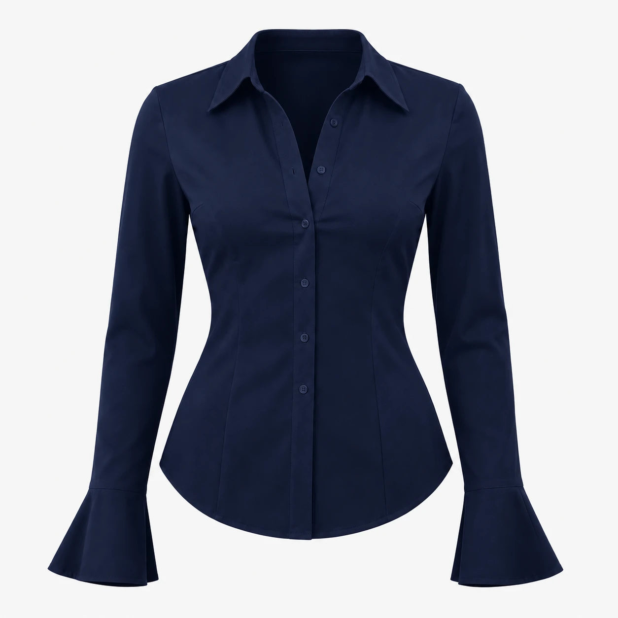 Waist-Fit Button Shirt WHD0606288