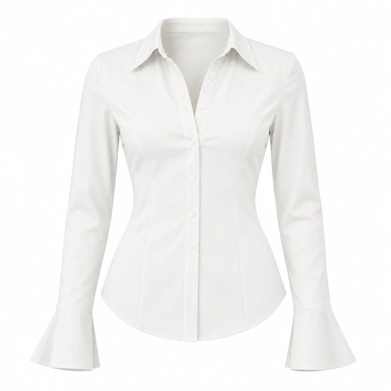 Waist-Fit Button Shirt WHD0606288