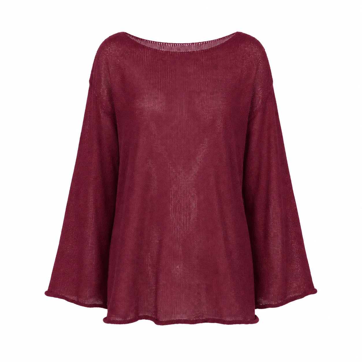 Sheer Knit Cover-Up Top WHD0606289