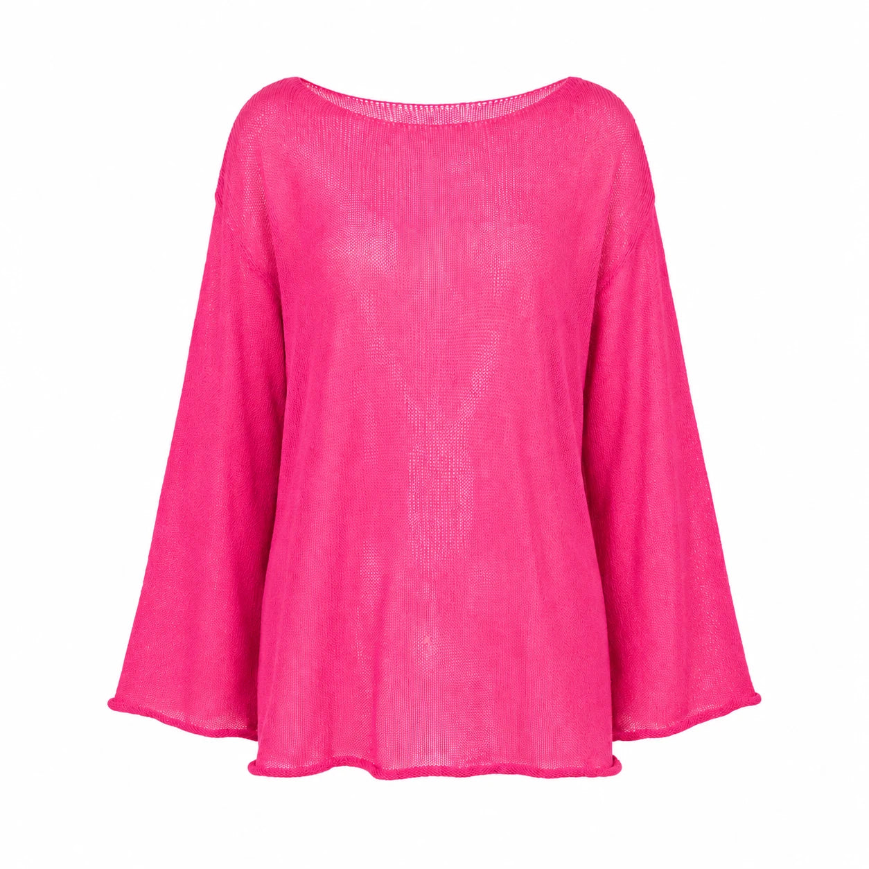 Sheer Knit Cover-Up Top WHD0606289