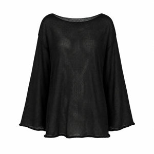 Sheer Knit Cover-Up Top WHD0606289
