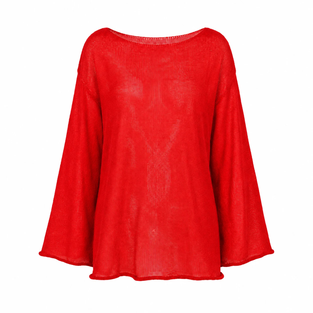 Sheer Knit Cover-Up Top WHD0606289