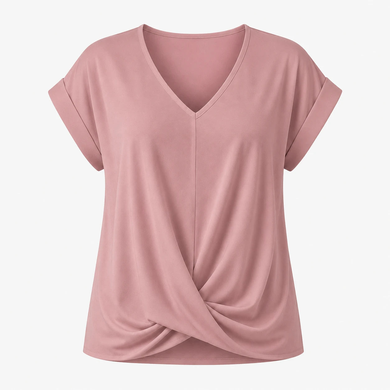 Twist Front V-Neck Top WHD0606291