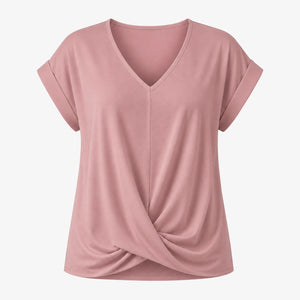 Twist Front V-Neck Top WHD0606291