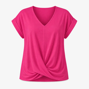 Twist Front V-Neck Top WHD0606291