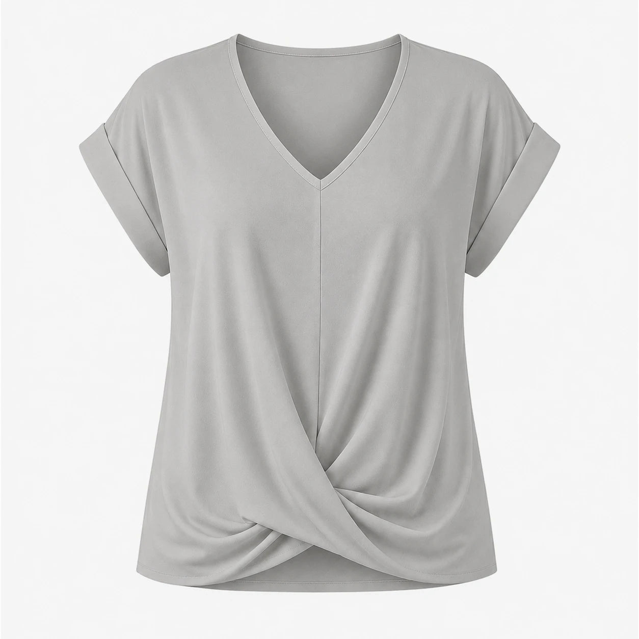 Twist Front V-Neck Top WHD0606291