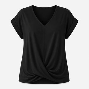 Twist Front V-Neck Top WHD0606291