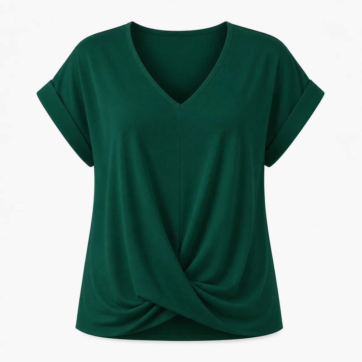 Twist Front V-Neck Top WHD0606291