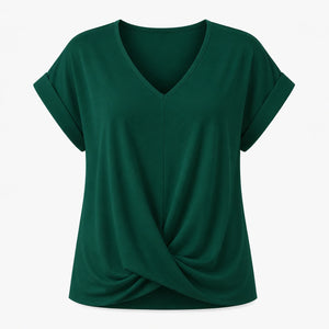 Twist Front V-Neck Top WHD0606291