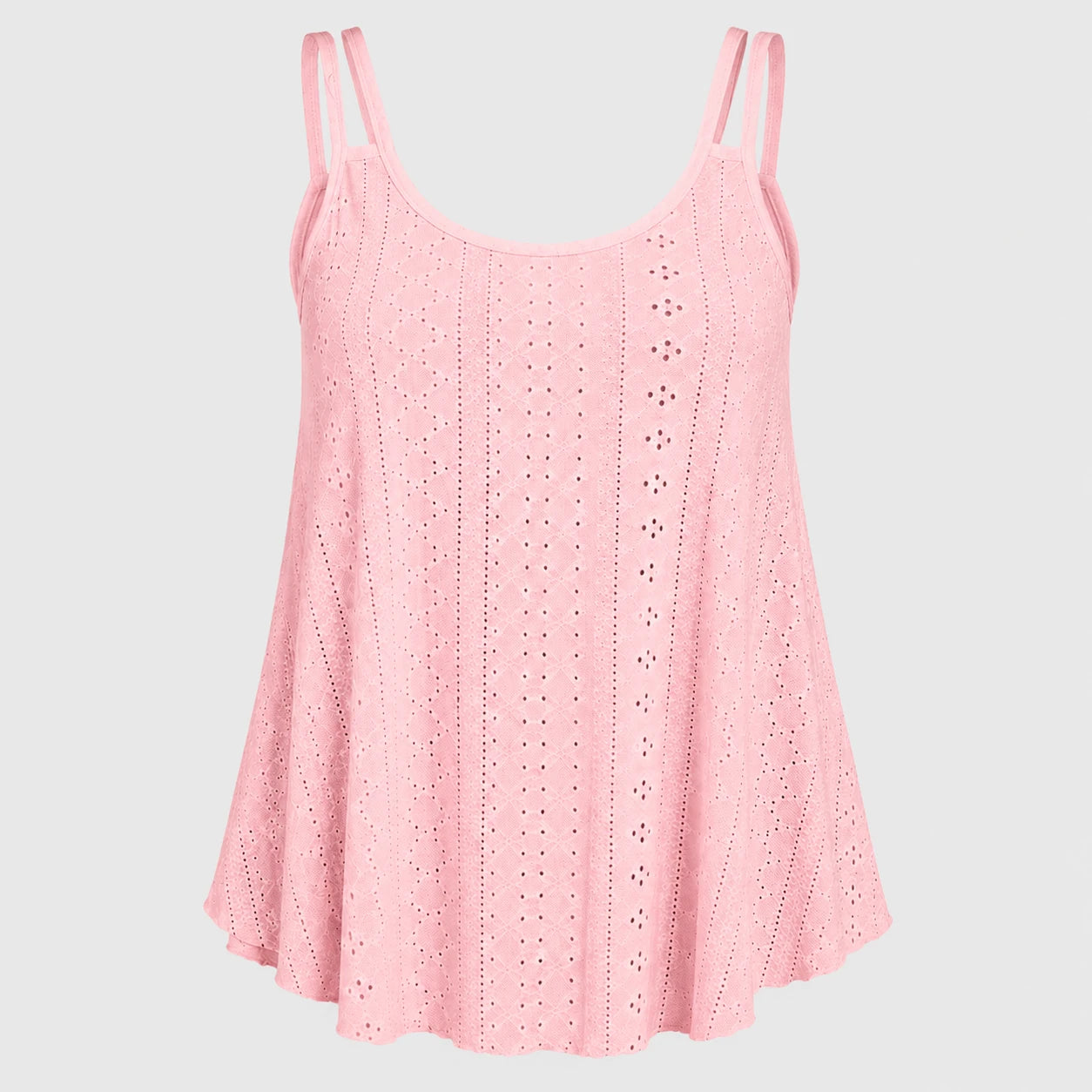 Openwork Yellow Cami Top WHD0606292