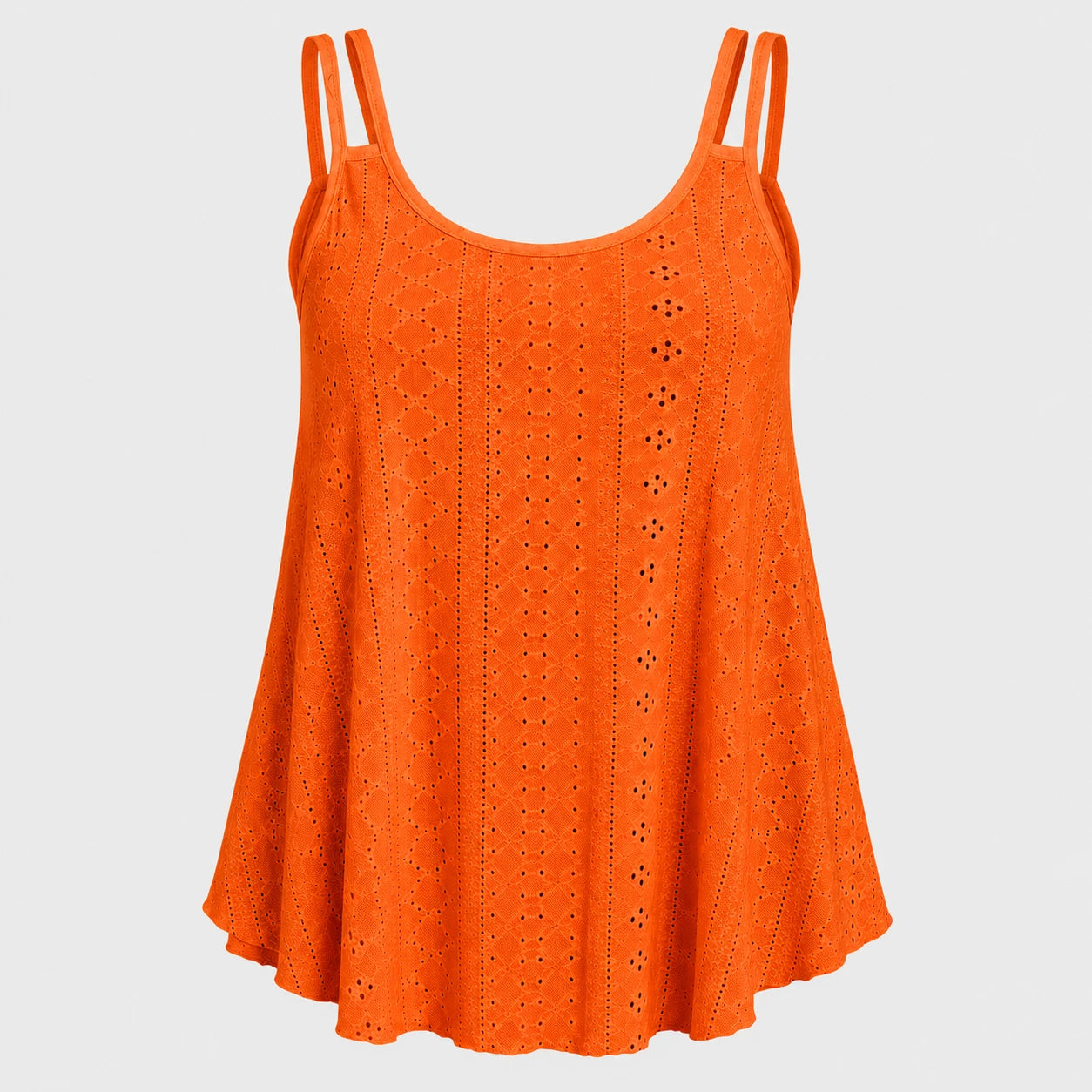 Openwork Yellow Cami Top WHD0606292