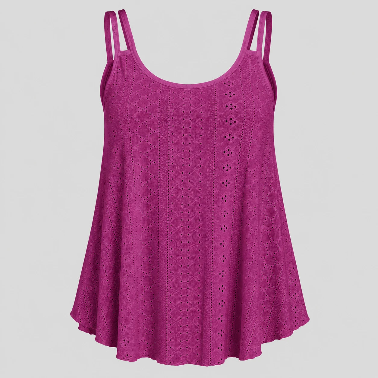 Openwork Yellow Cami Top WHD0606292