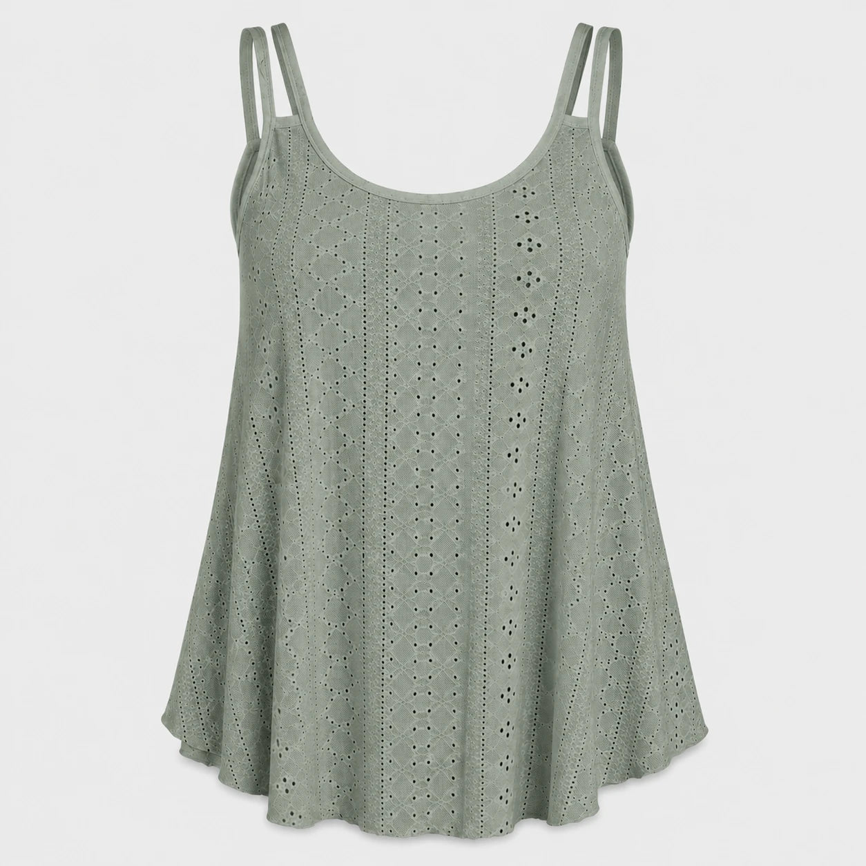 Openwork Yellow Cami Top WHD0606292