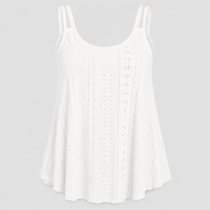 Openwork Yellow Cami Top WHD0606292