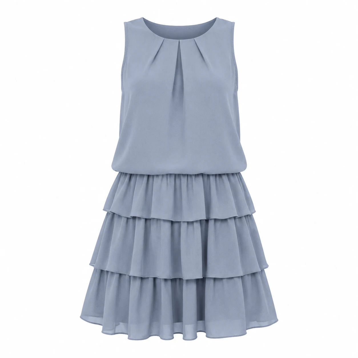Tiered Sleeveless Mini Dress WHD0606297