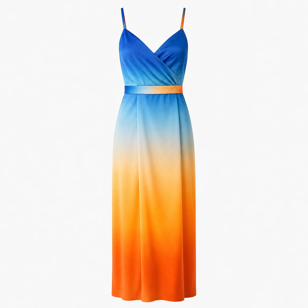 Tropical Print Maxi Dress WHD0606298