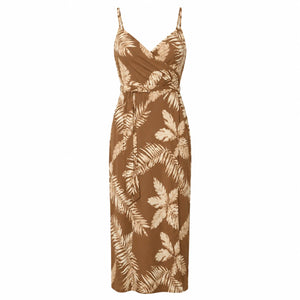 Tropical Print Maxi Dress WHD0606298