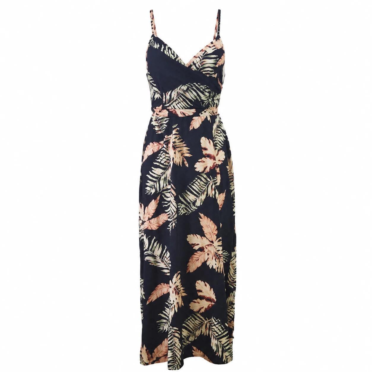 Tropical Print Maxi Dress WHD0606298