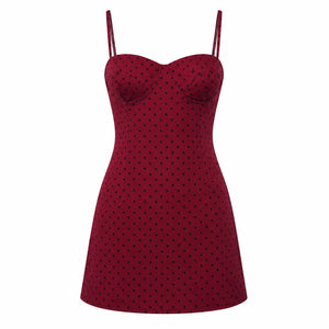 Polka Dot Cami Mini Dress WHD0606302