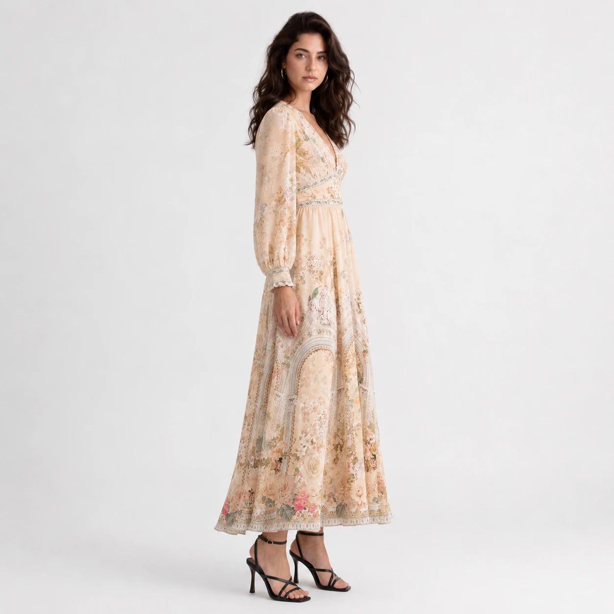 Printed Resort Maxi Dress WHD0606306