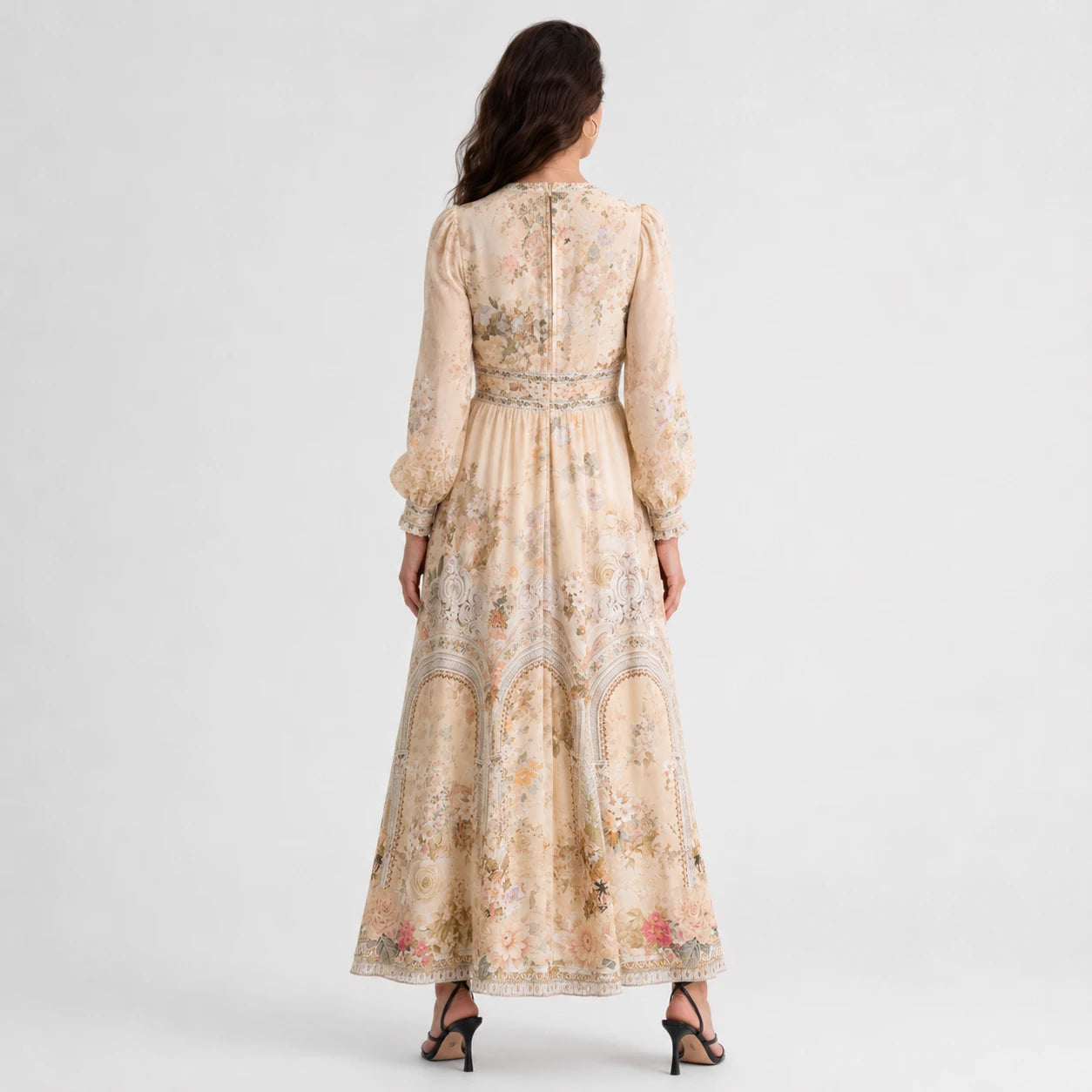 Printed Resort Maxi Dress WHD0606306