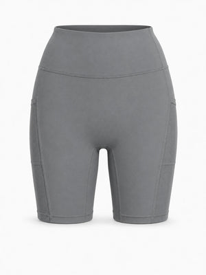 Ribbed Panel Biker Shorts WHD0606309-JYMA071
