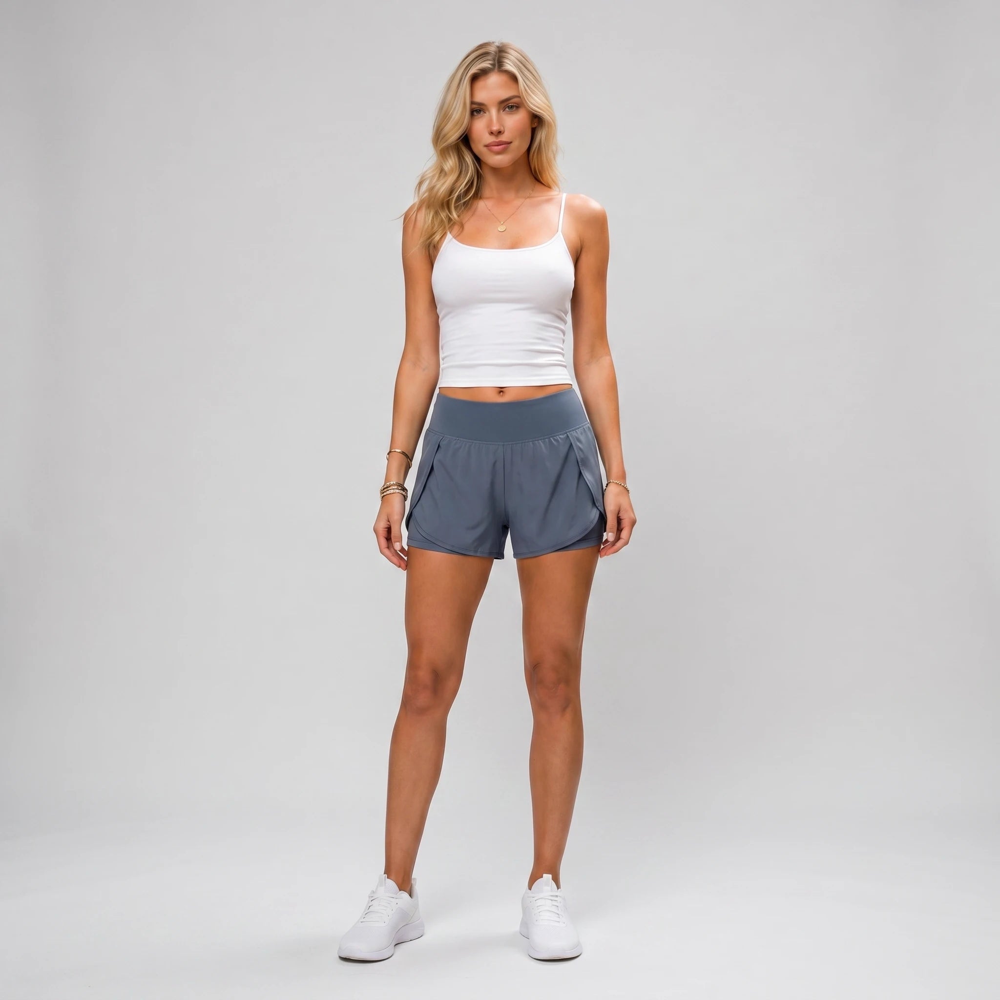 Layered Active Skort Shorts WHD0606310-MTSDKO1