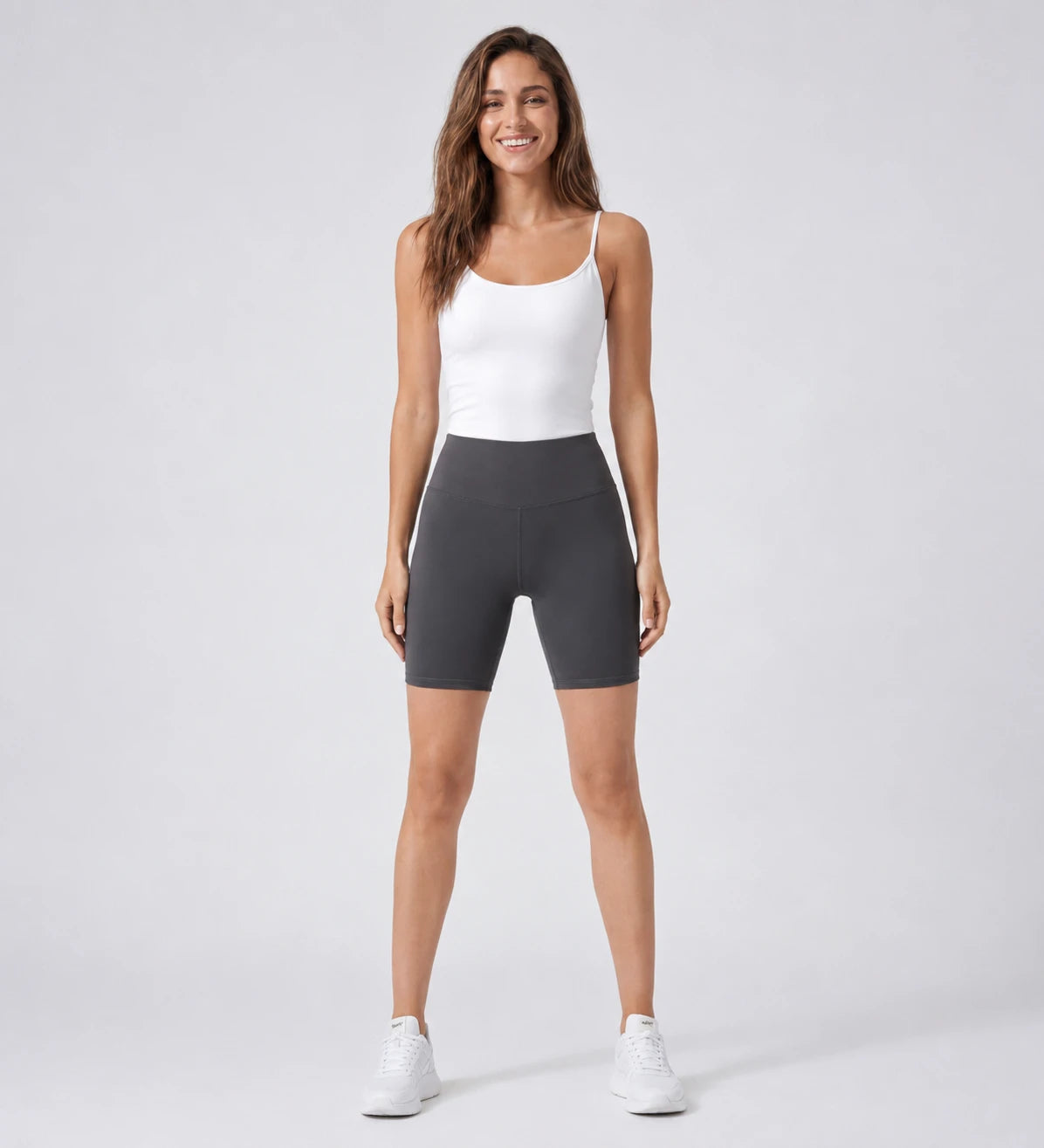 High Waist Biker Shorts WHD0606312-MT5FK