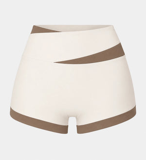 Colorblock High Waist Shorts WHD0606314-JYMA019