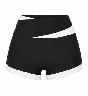 Colorblock High Waist Shorts WHD0606314-JYMA019