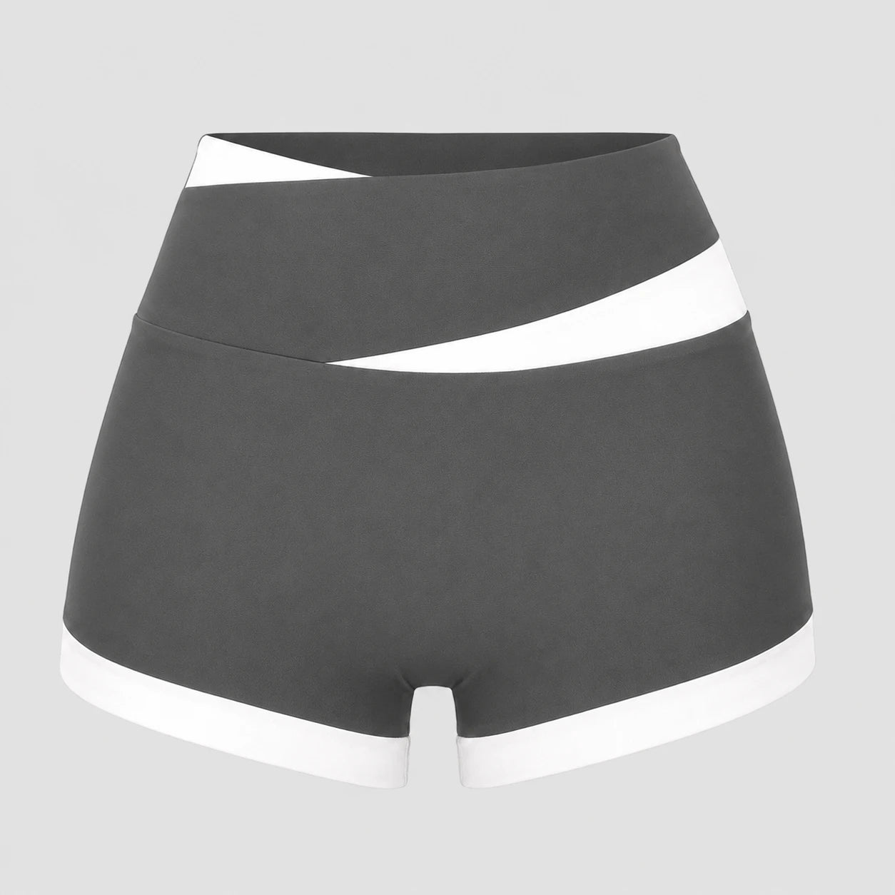 Colorblock High Waist Shorts WHD0606314-JYMA019