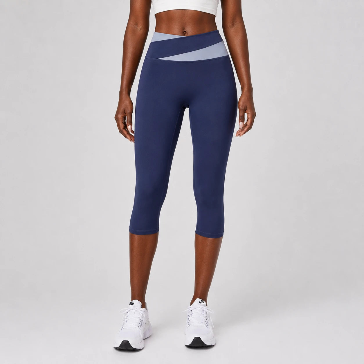 Colorblock Capri Leggings WHD0606315-JYMA015