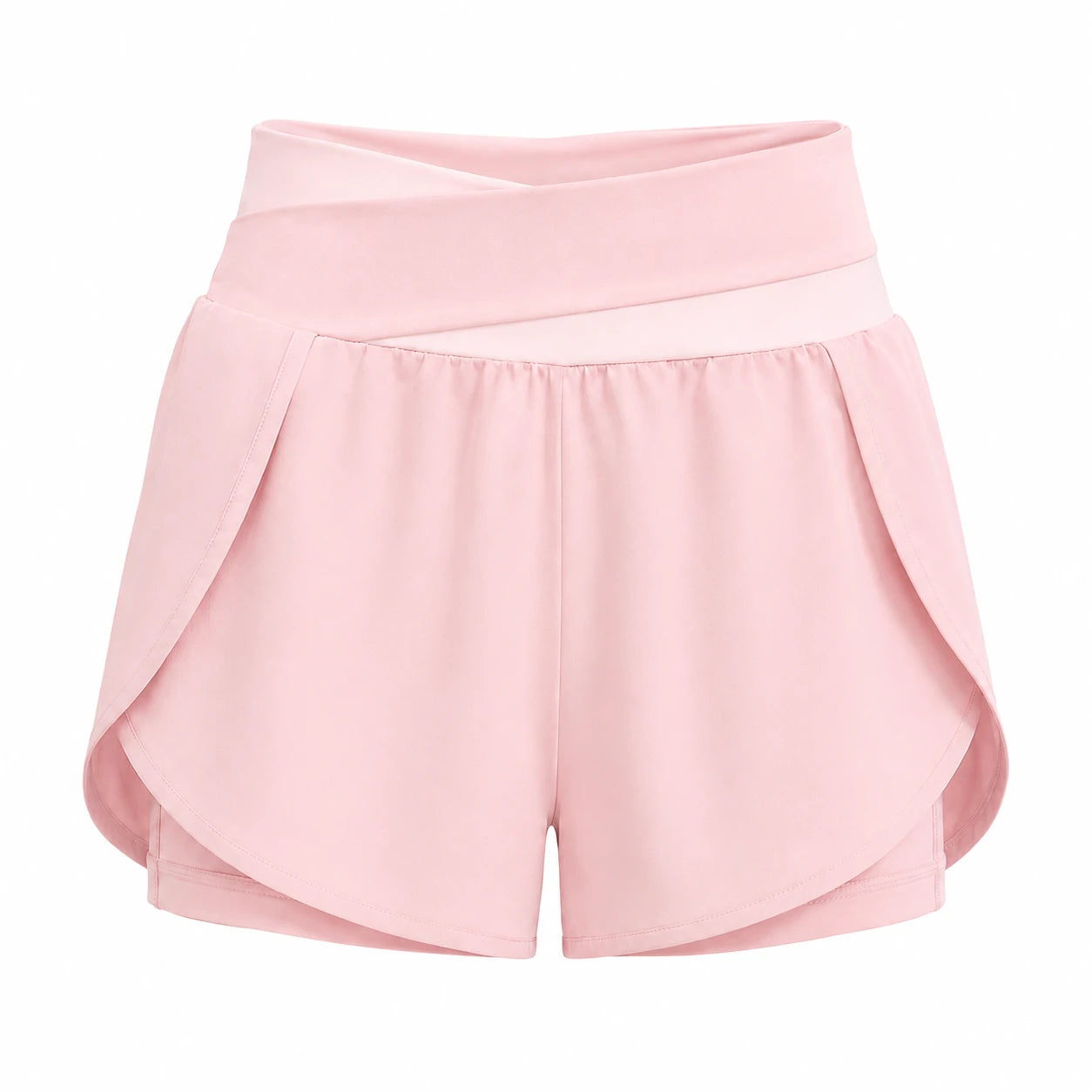 Colorblock Wrap Active Shorts WHD0606316-JYMA007