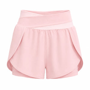 Colorblock Wrap Active Shorts WHD0606316-JYMA007