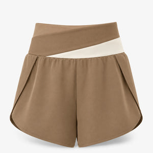 Colorblock Wrap Active Shorts WHD0606316-JYMA007