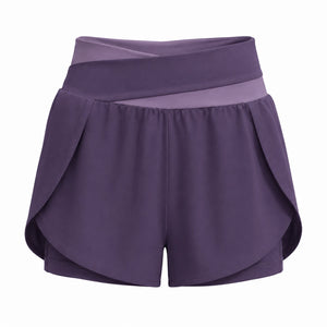 Colorblock Wrap Active Shorts WHD0606316-JYMA007