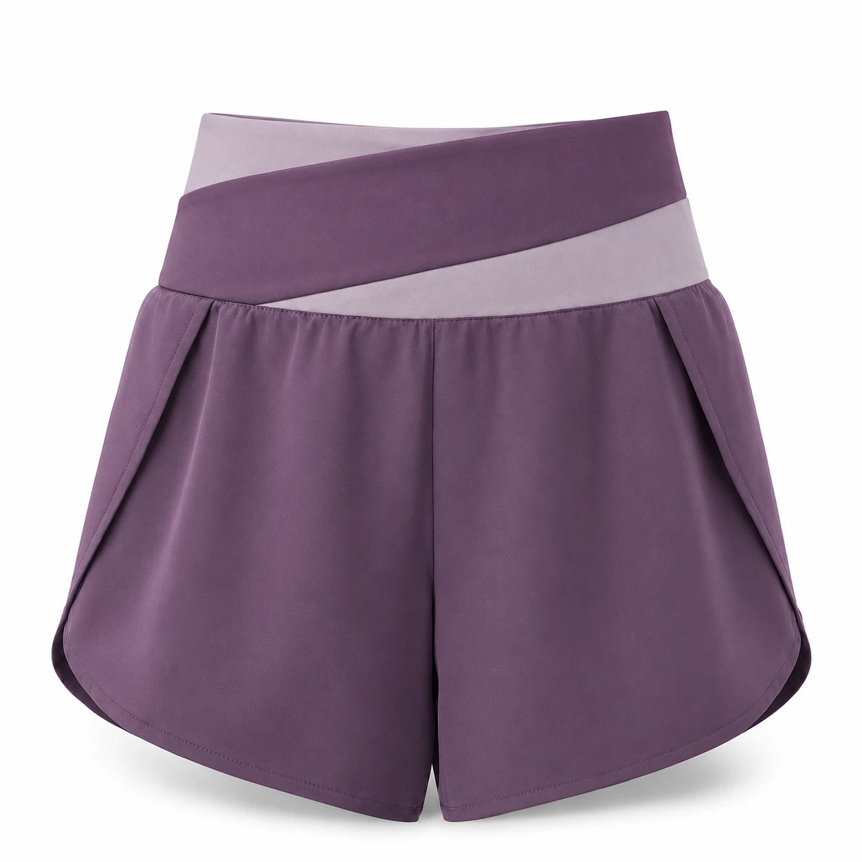Colorblock Wrap Active Shorts WHD0606316-JYMA007