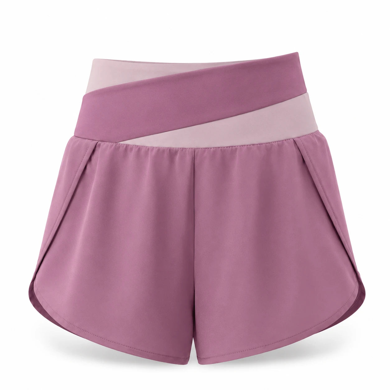 Colorblock Wrap Active Shorts WHD0606316-JYMA007