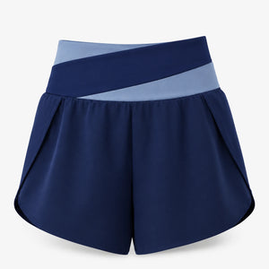 Colorblock Wrap Active Shorts WHD0606316-JYMA007