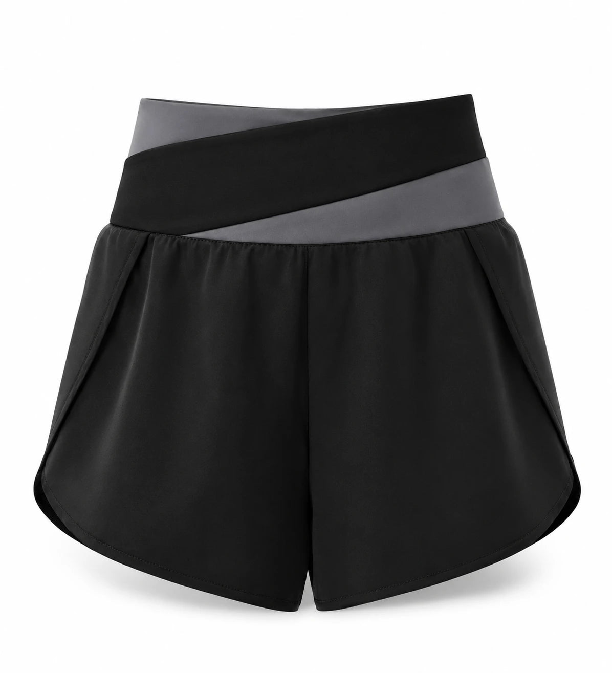 Colorblock Wrap Active Shorts WHD0606316-JYMA007