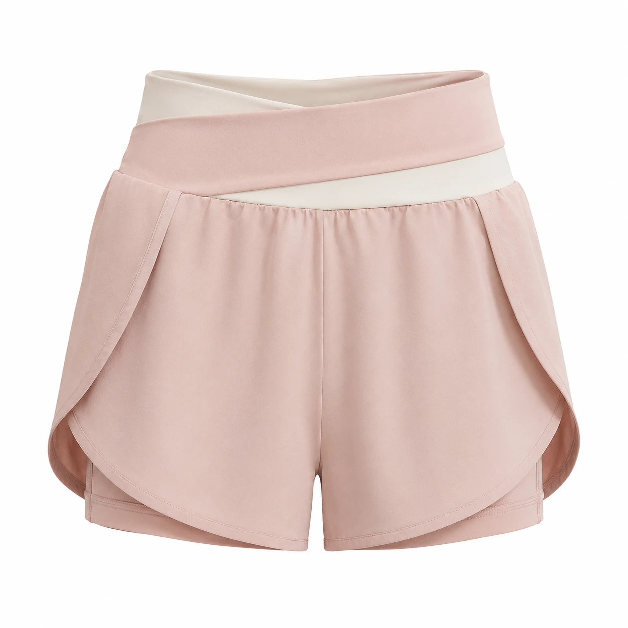 Colorblock Wrap Active Shorts WHD0606316-JYMA007