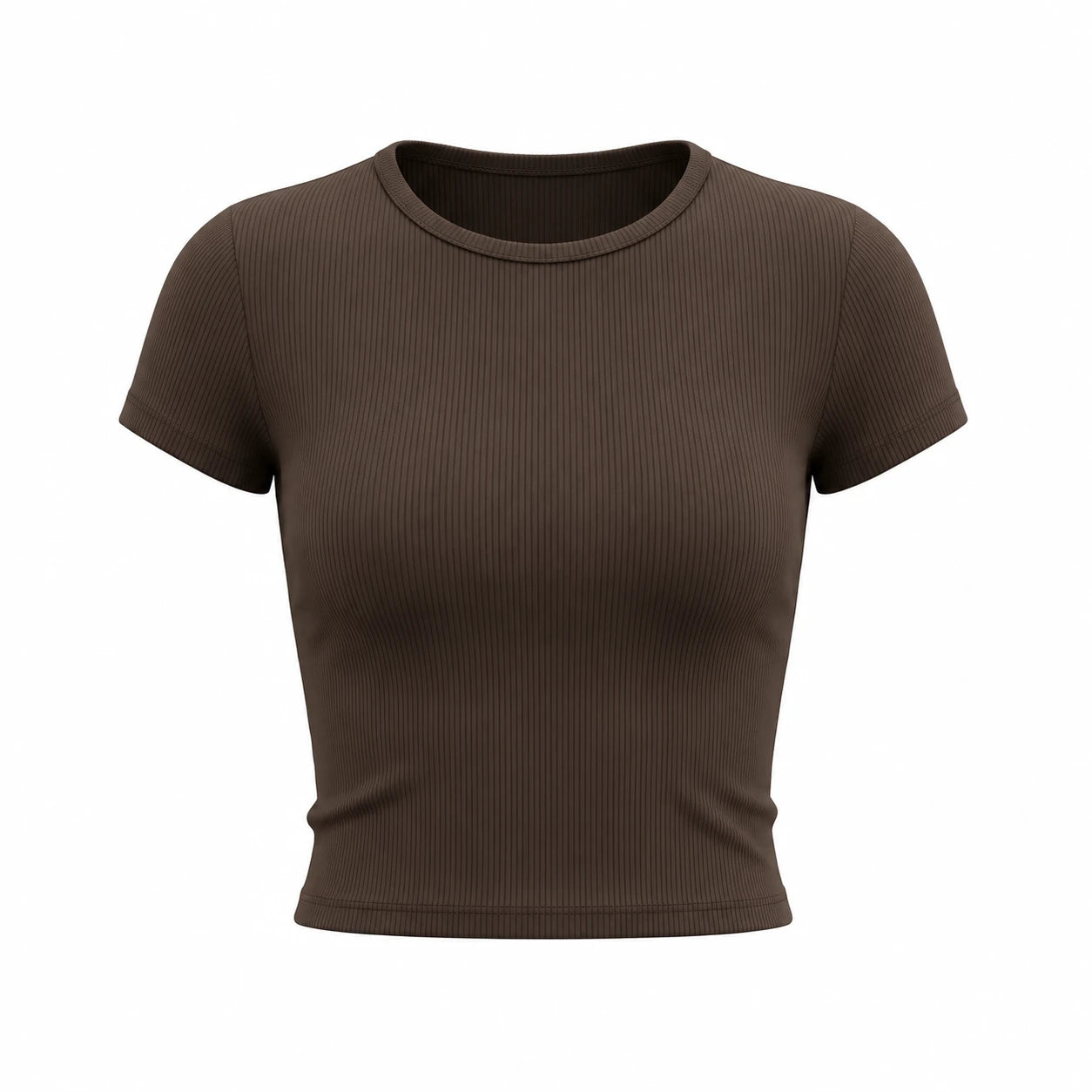 Ribbed Cropped Tee WHD0606317-JYTD001