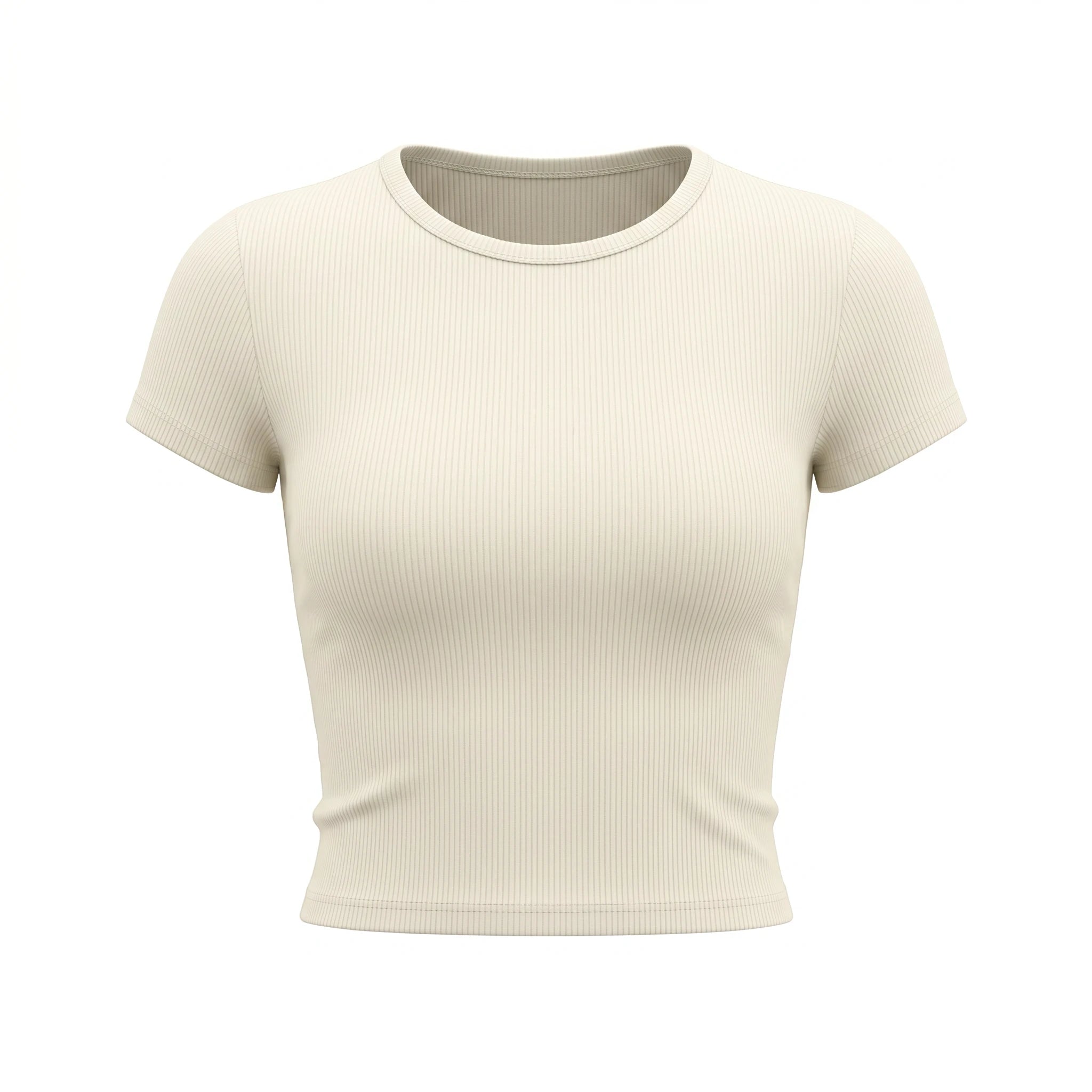 Ribbed Cropped Tee WHD0606317-JYTD001