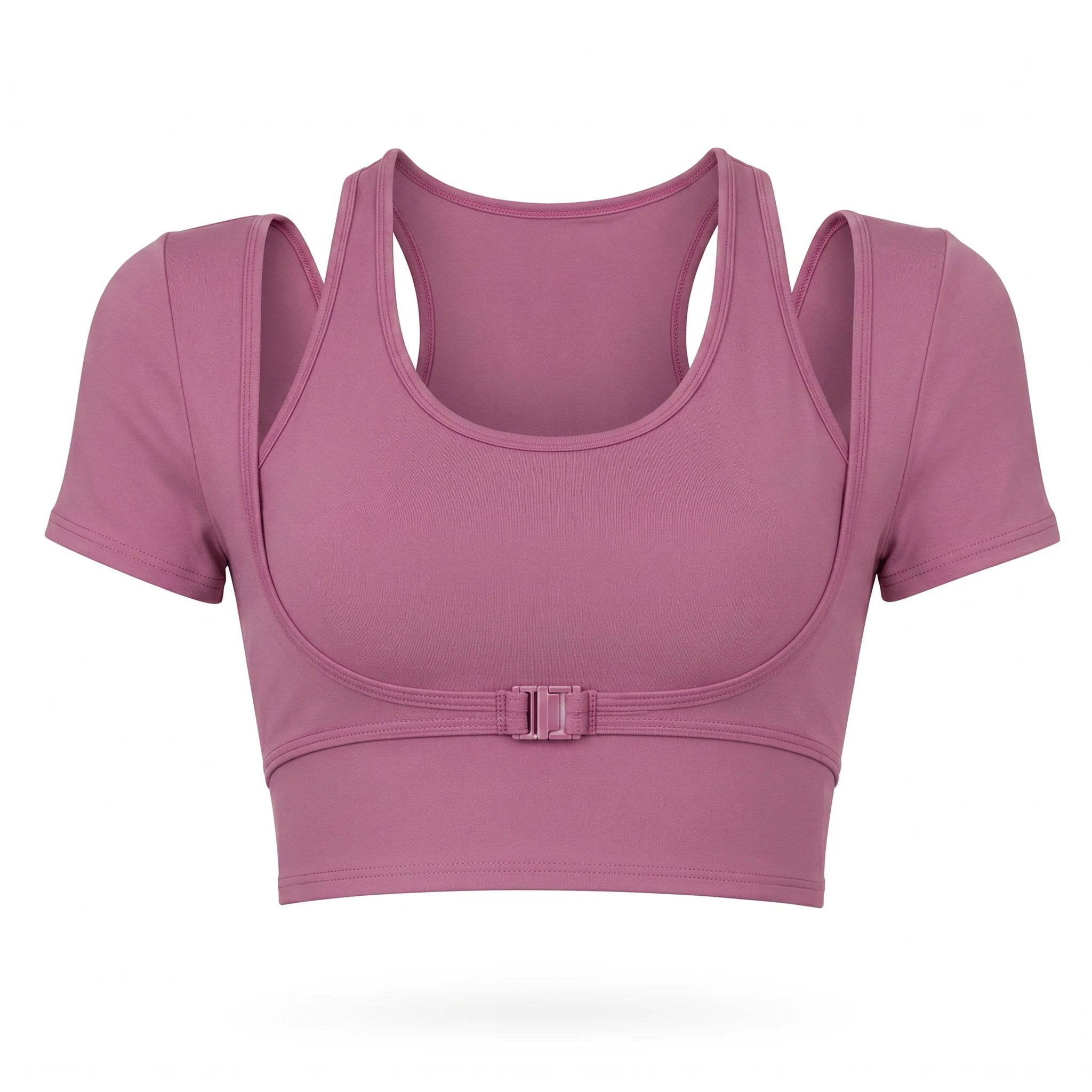 Layered Cropped Active Top WHD0606319-JYMD034