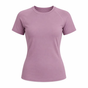 Mauve Fitted Active Tee WHD0606322-JYMD027